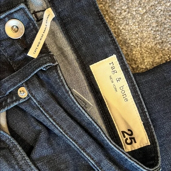 Rag & Bone Mid Rise Ankle Skinny - Picture 4 of 4